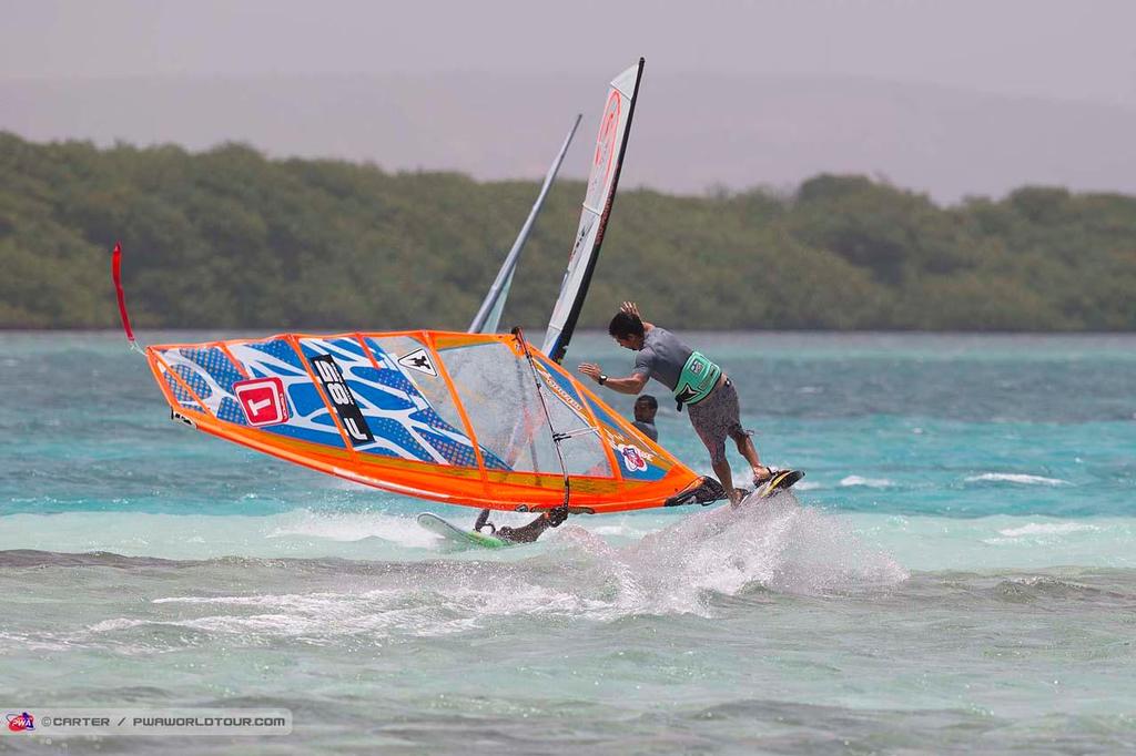 Anthony Ruenes - 2014 PWA Bonaire World Cup ©  Carter/pwaworldtour.com http://www.pwaworldtour.com/